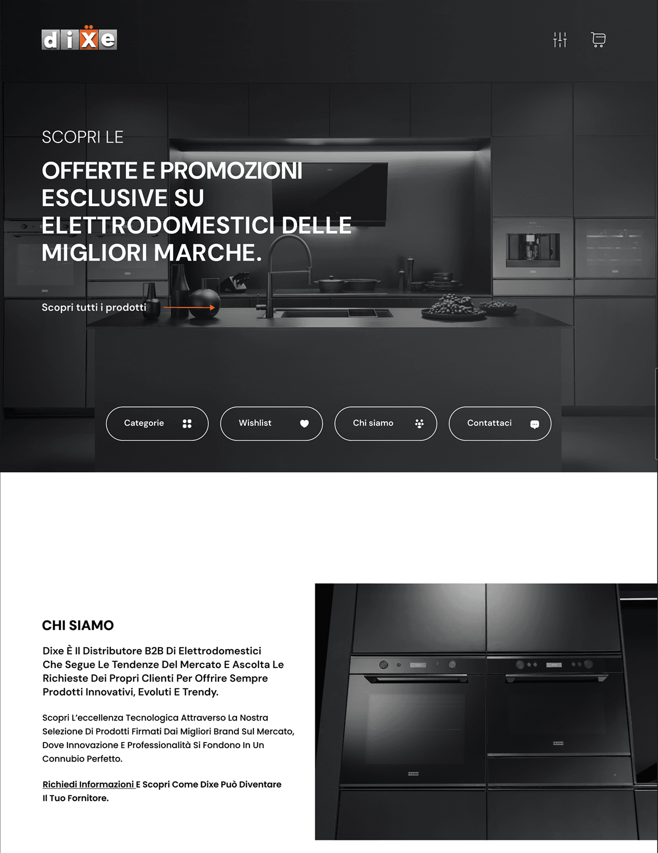 Onebby website design